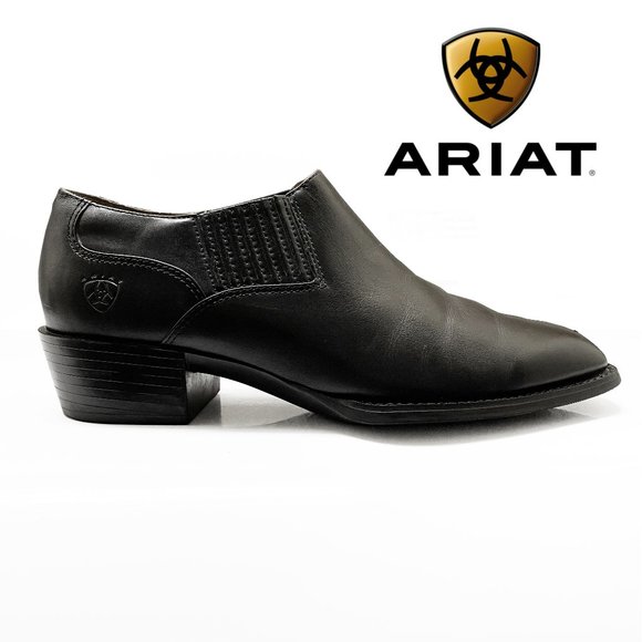 Ariat Sonora Leather Western Ankle Bootie 8M - Picture 1 of 11